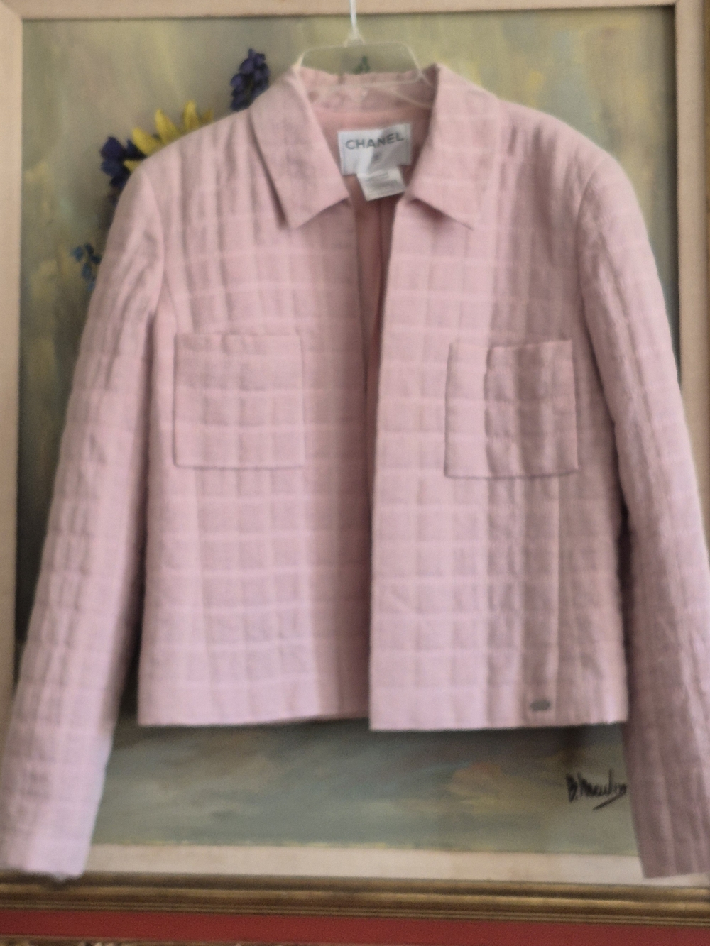 Chanel Women's Pink Quilted Jacket